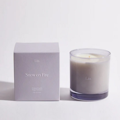 Liis Snow on Fire Candle with box